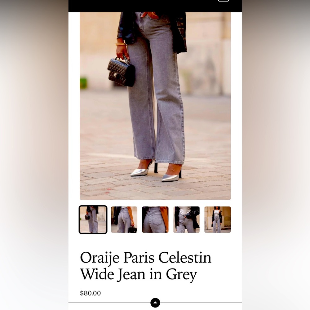 ORAIJE Paris denim jeans